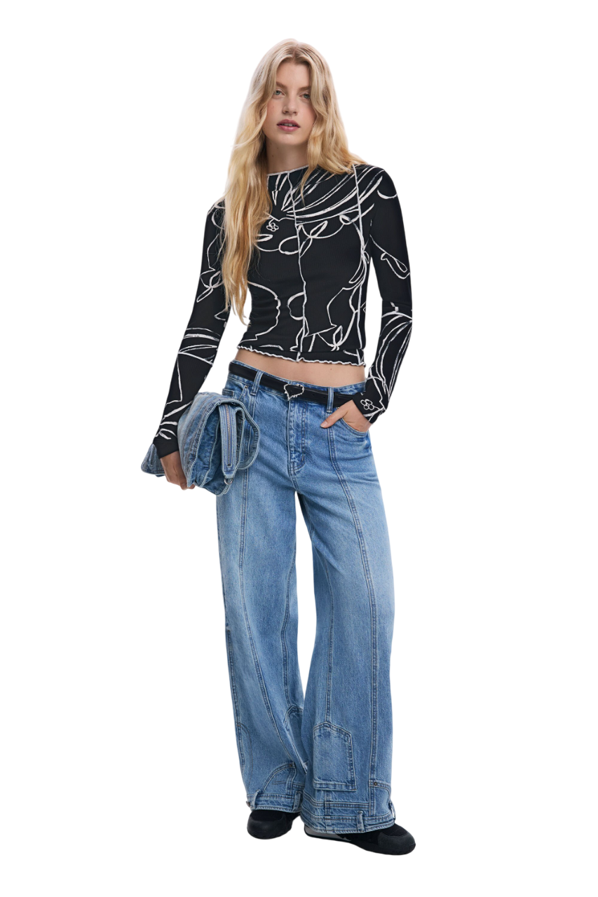 Desigual Vase silhouettes T-shirt