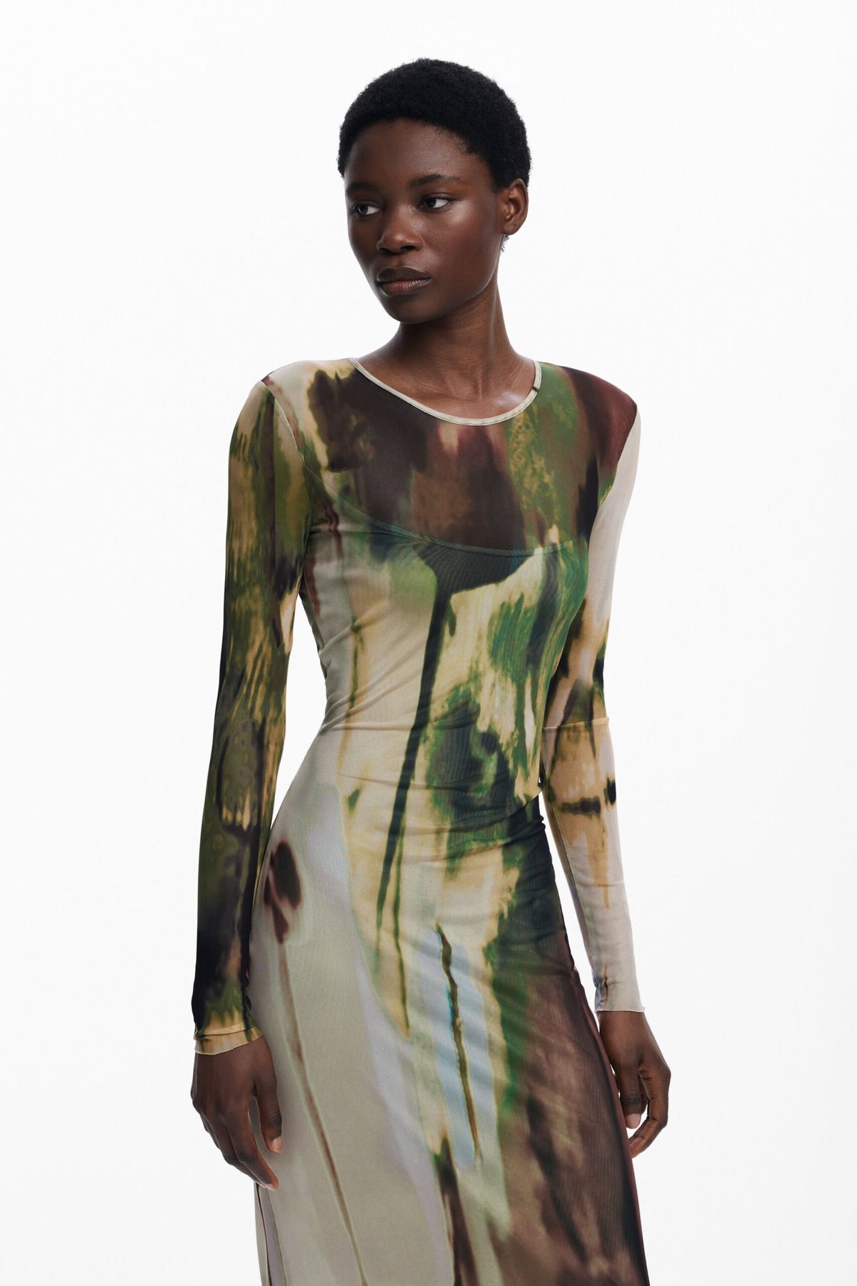 Desigual Long tulle dress