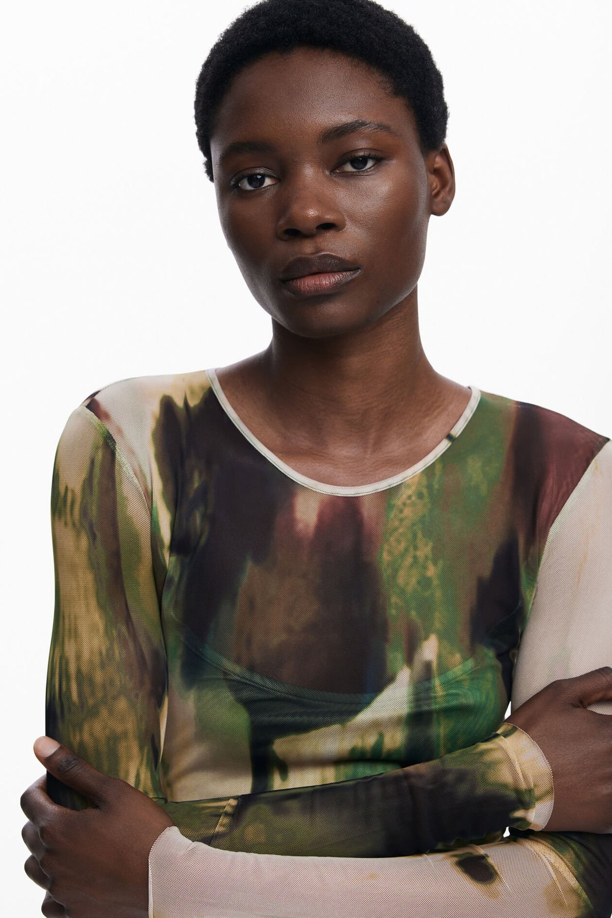 Desigual Long tulle dress