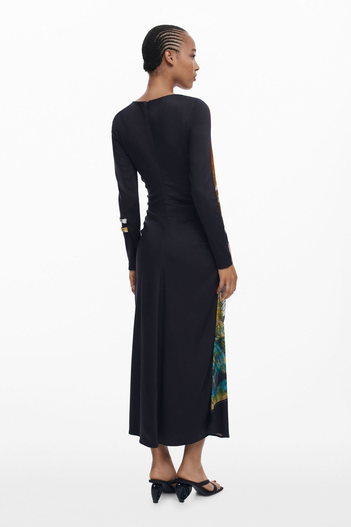Desigual Collage asymmetrical dress