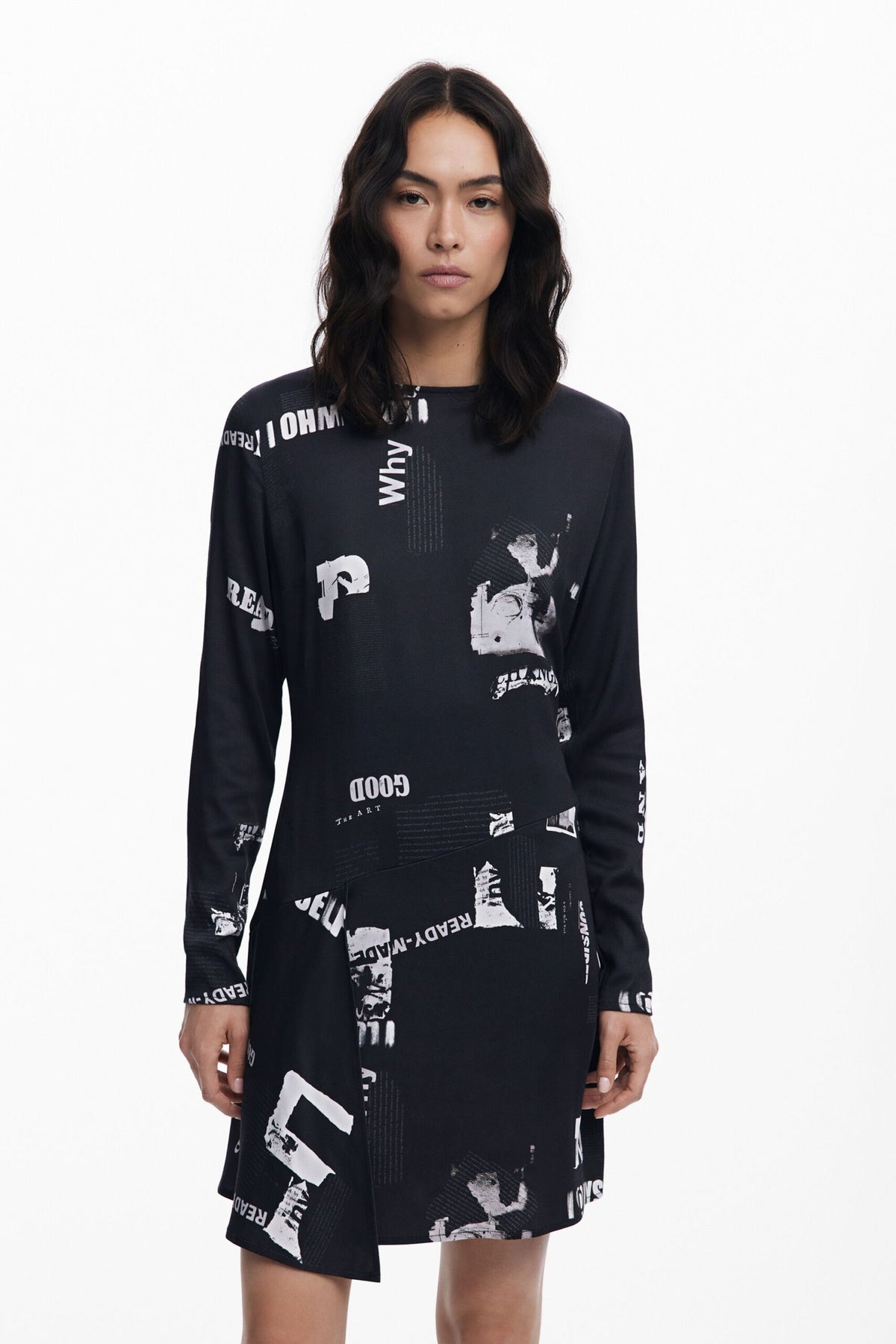 Desigual Short newspaper dress
