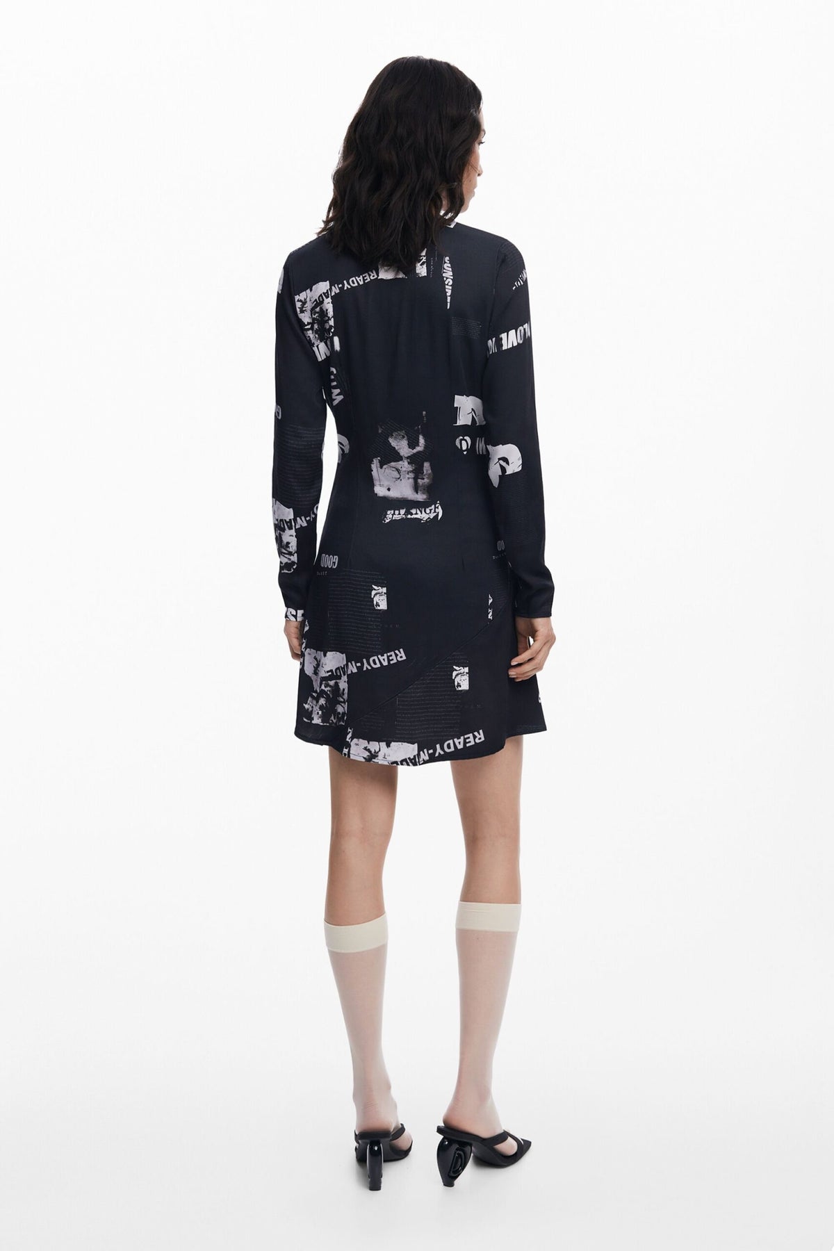 Desigual Short newspaper dress