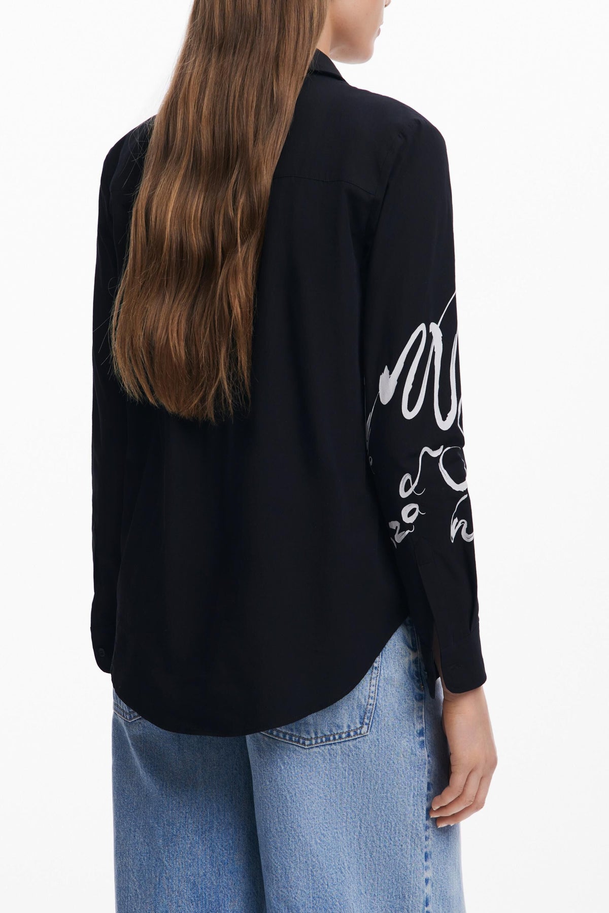 Desigual Lettering Print Shirt