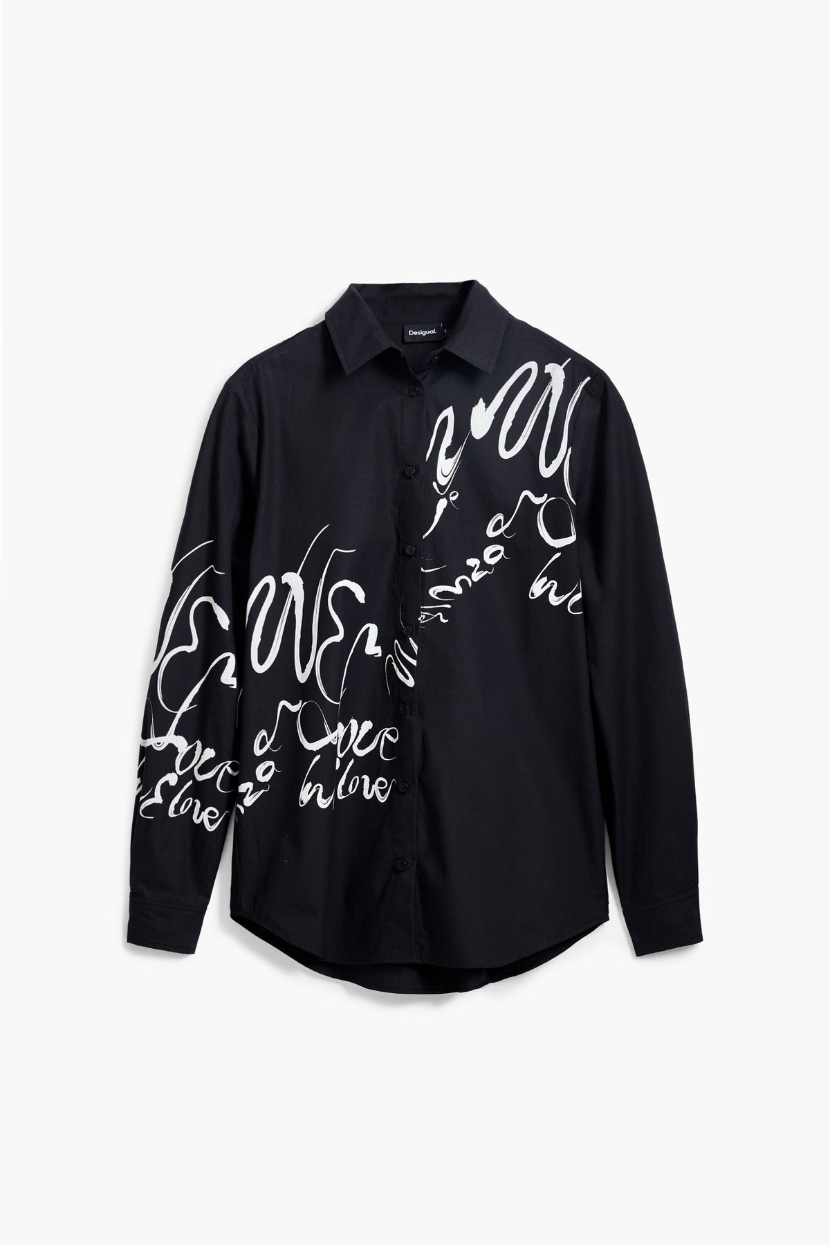 Desigual Lettering Print Shirt