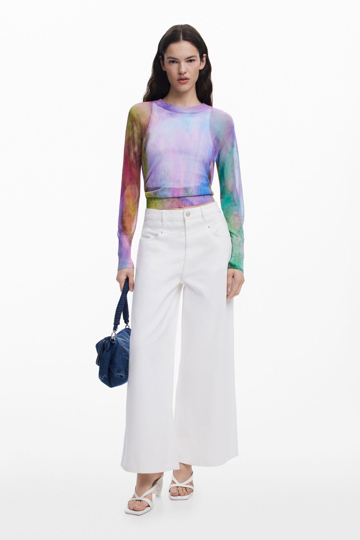 Desigual Watercolor fine sweater