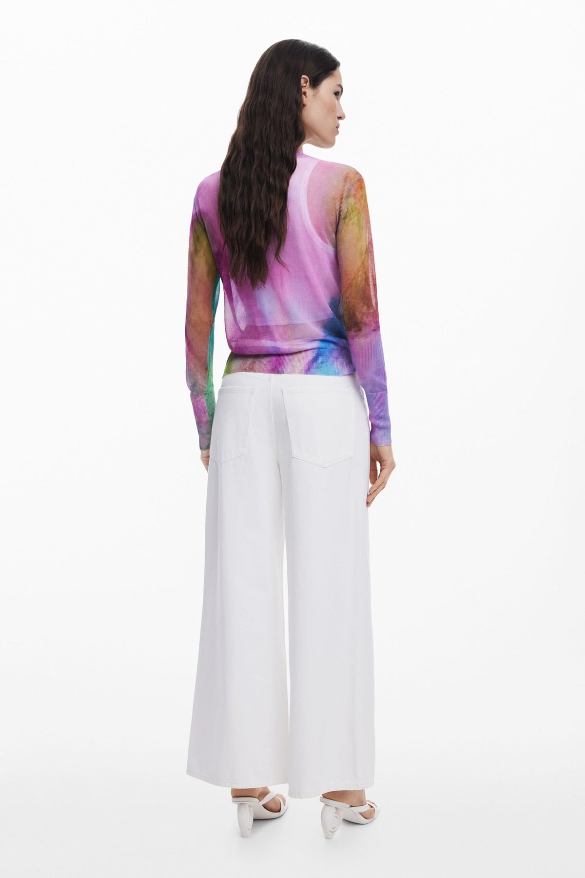 Desigual Watercolor fine sweater