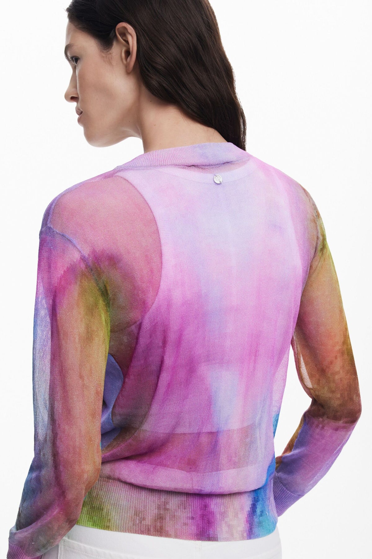 Desigual Watercolor fine sweater