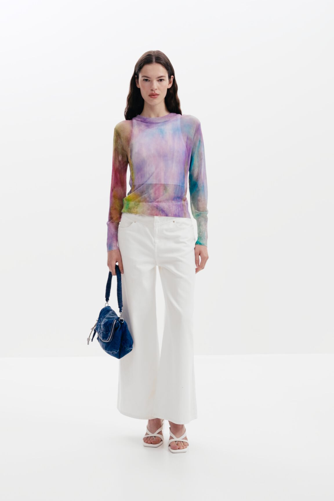 Desigual Watercolor fine sweater