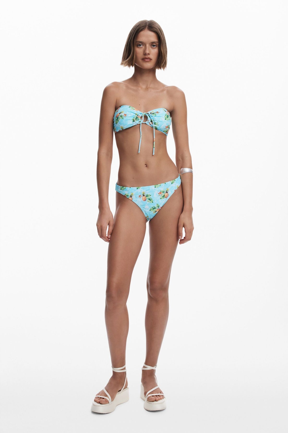 Desigual Pineapple bikini top