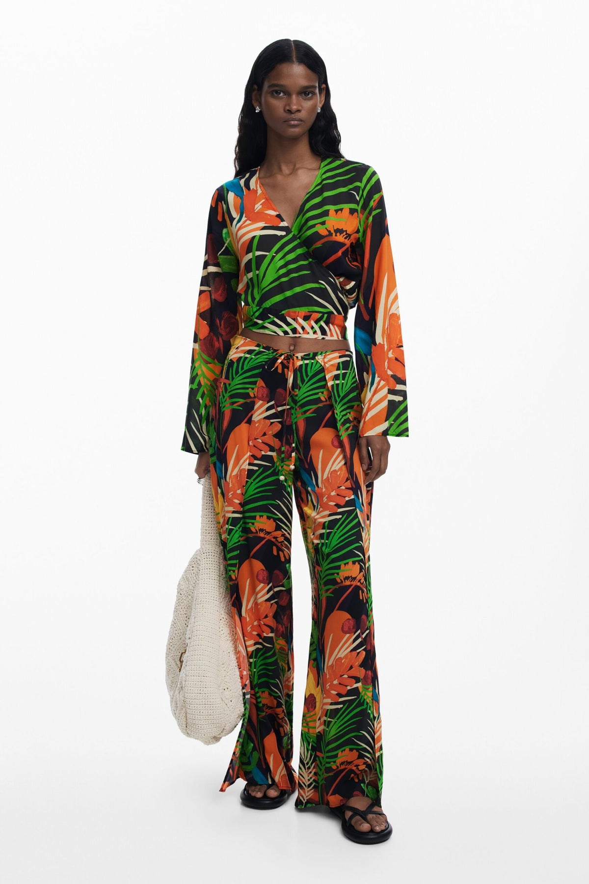 Desigual Wrap long pants