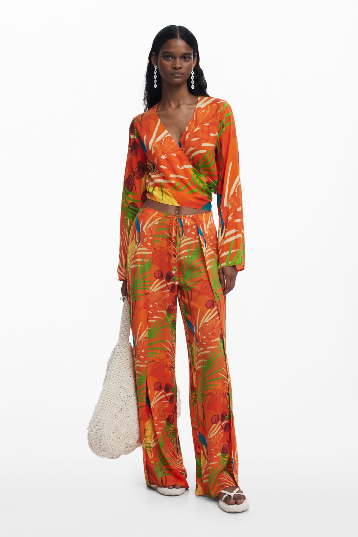 Desigual Wrap long pants