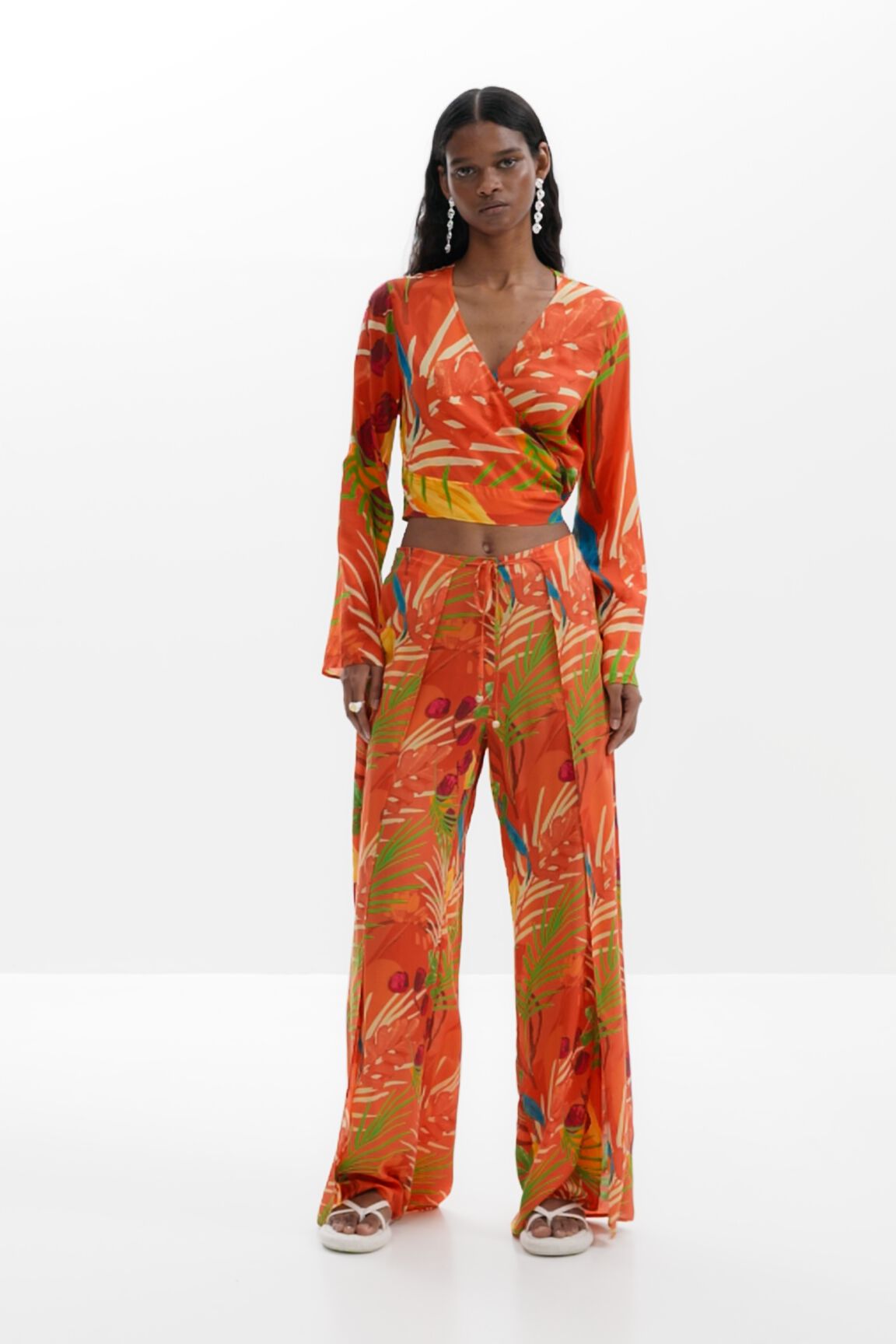 Desigual Wrap long pants