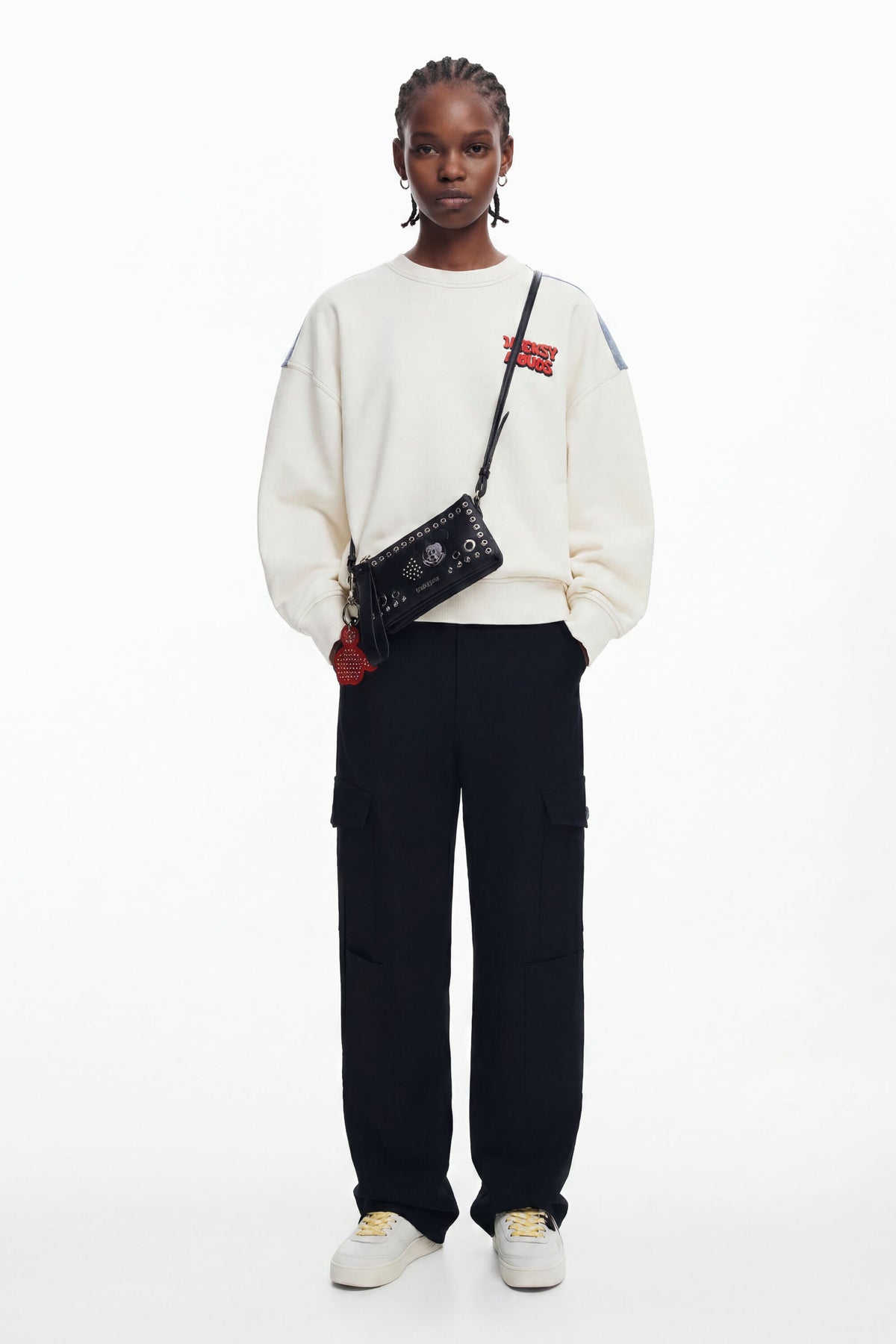 Desigual Mickey Mouse Patch Sweatshirt