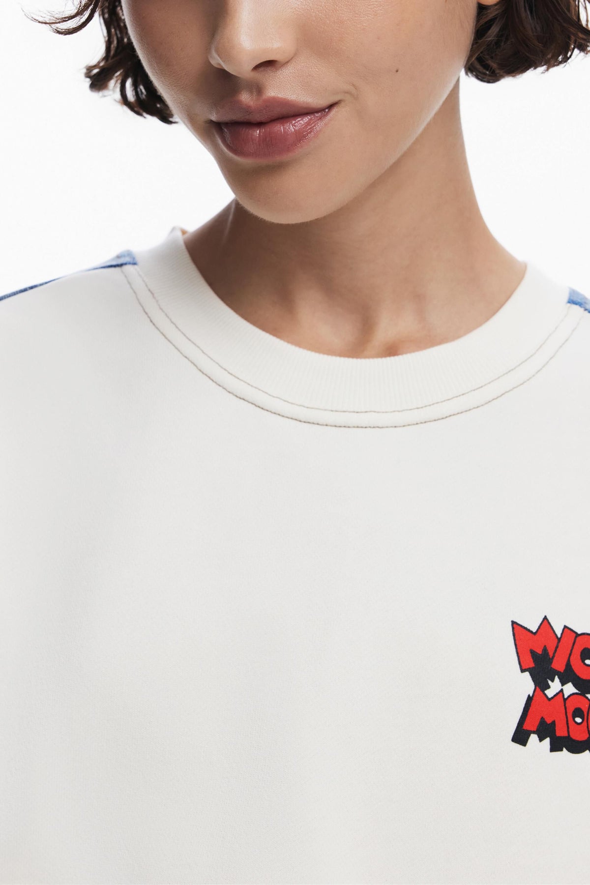 Desigual Mickey Mouse Patch Sweatshirt