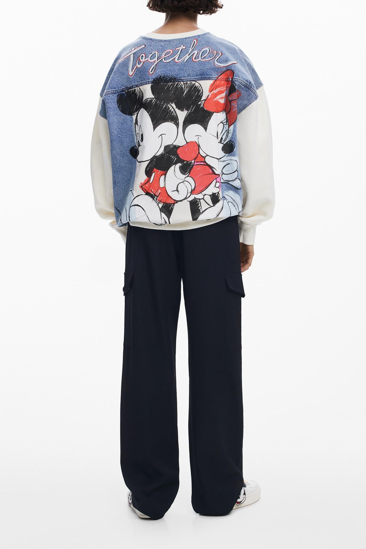 Desigual Mickey Mouse Patch Sweatshirt