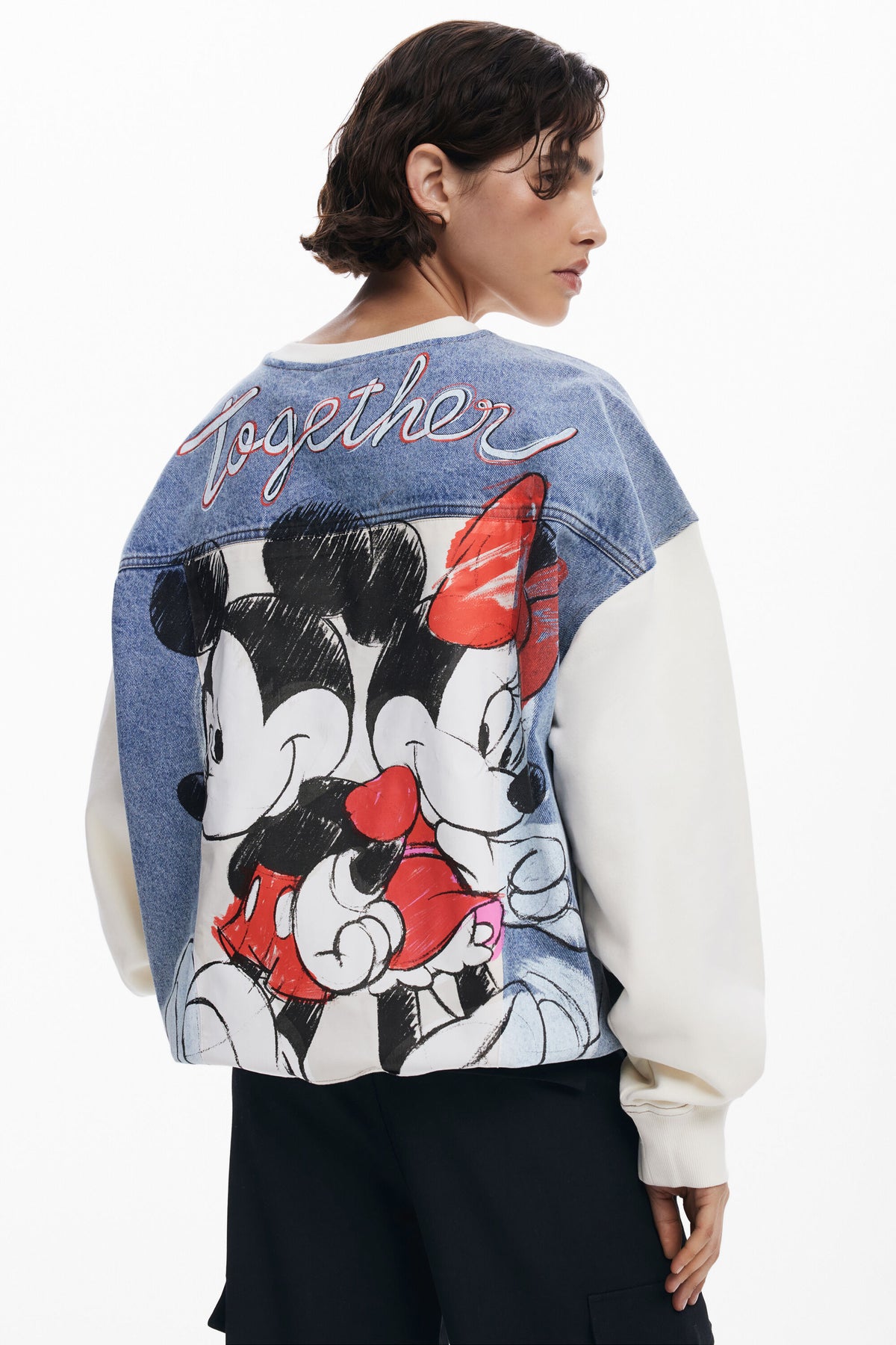 Desigual Mickey Mouse Patch Sweatshirt