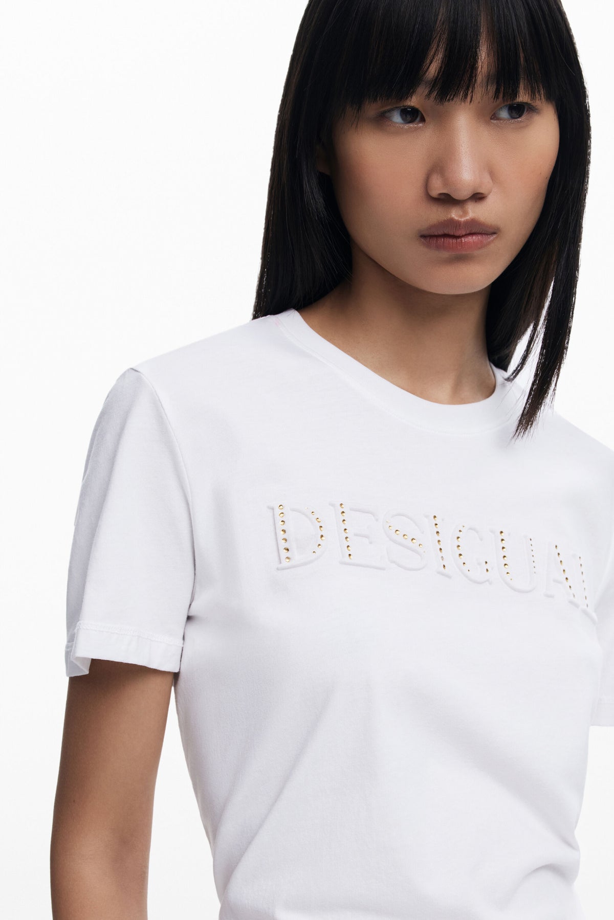 Desigual Studded Logo T-Shirt