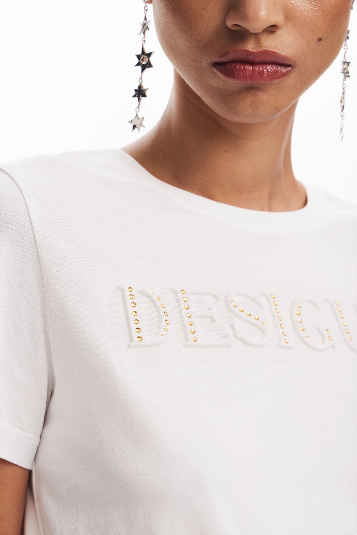 Desigual Studded Logo T-Shirt