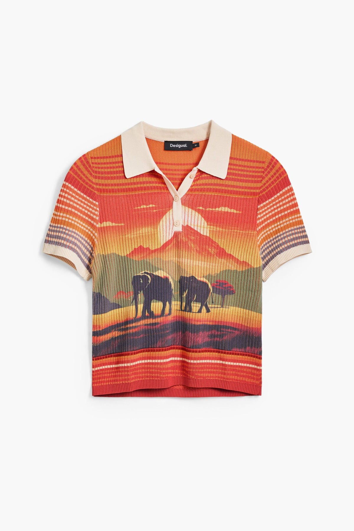 Desigual Elephant knit T-shirt