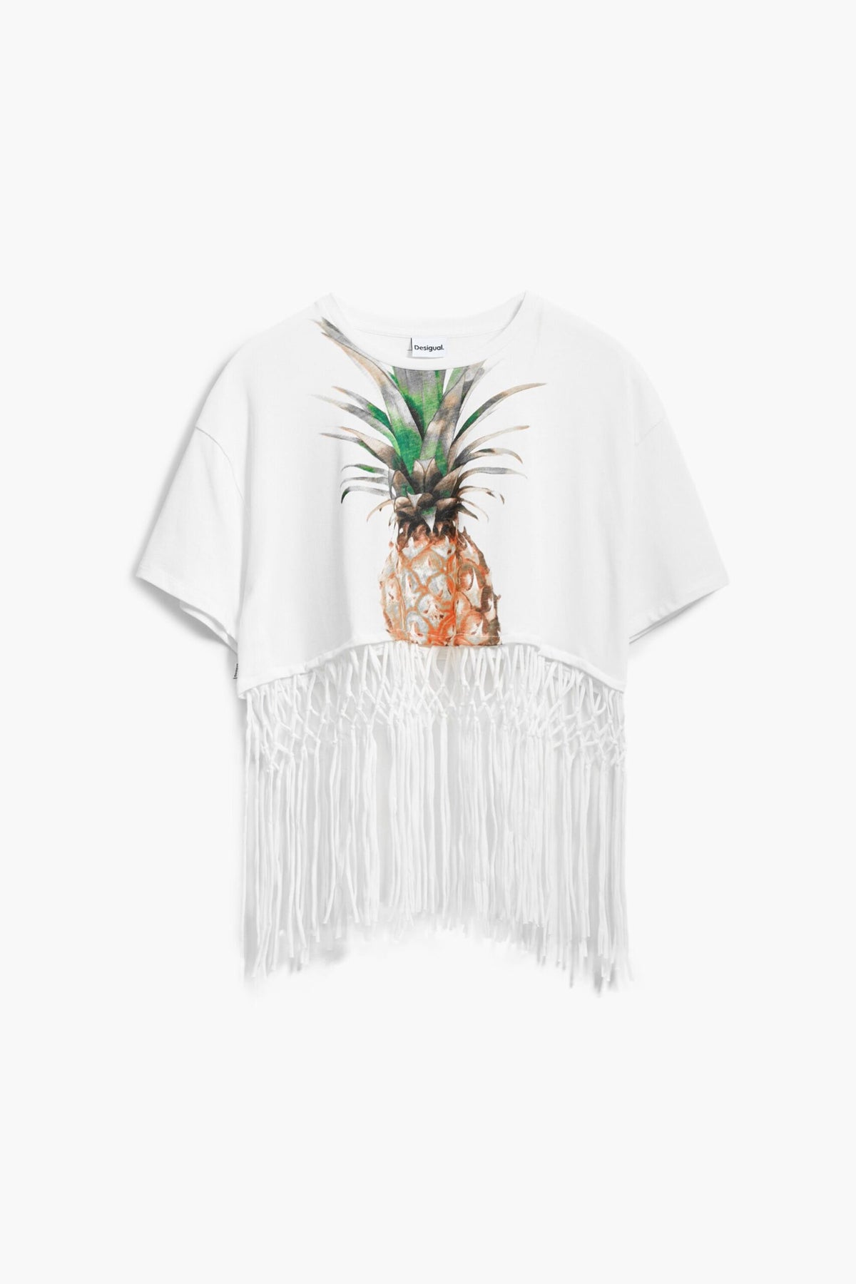 Desigual Pineapple cropped T-shirt