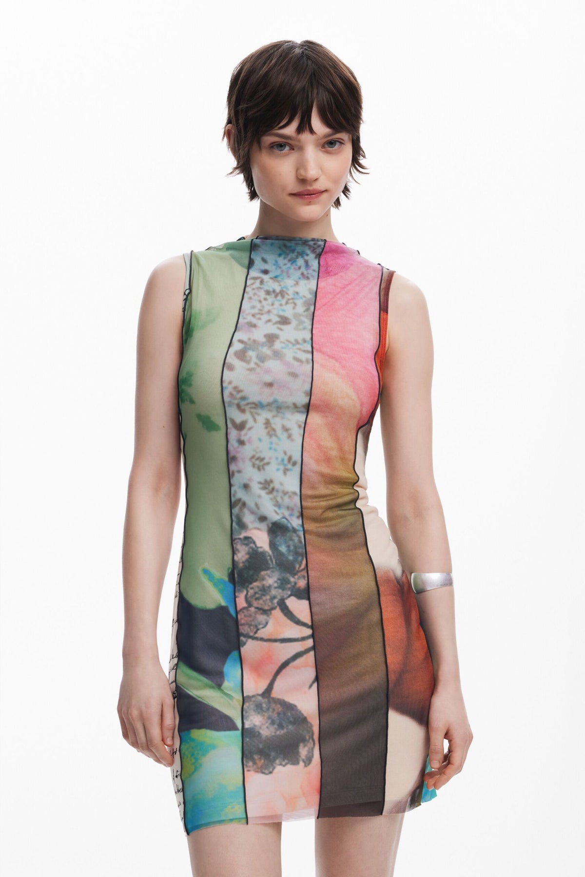 Desigual Panel mini dress