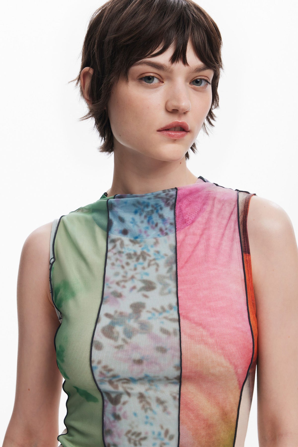 Desigual Panel mini dress