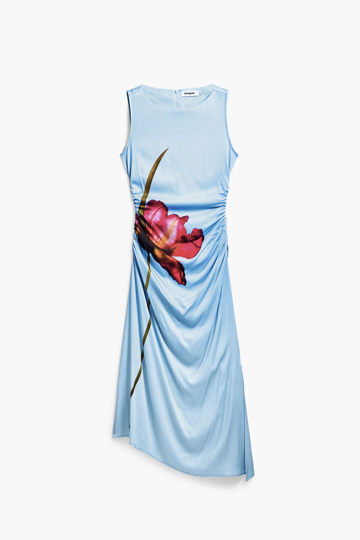 Desigual Orchid Asymmetric Midi Dress
