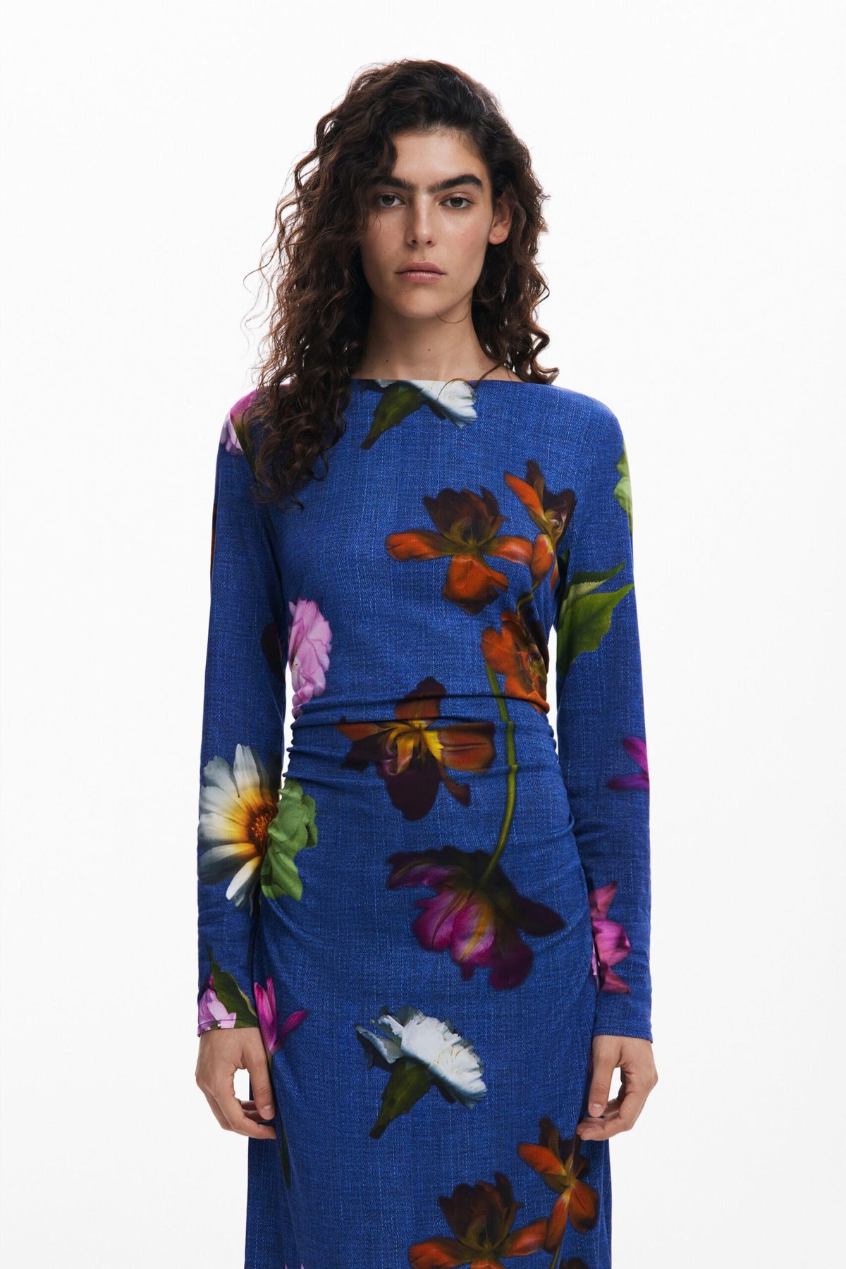 Desigual Asymmetric midi dress