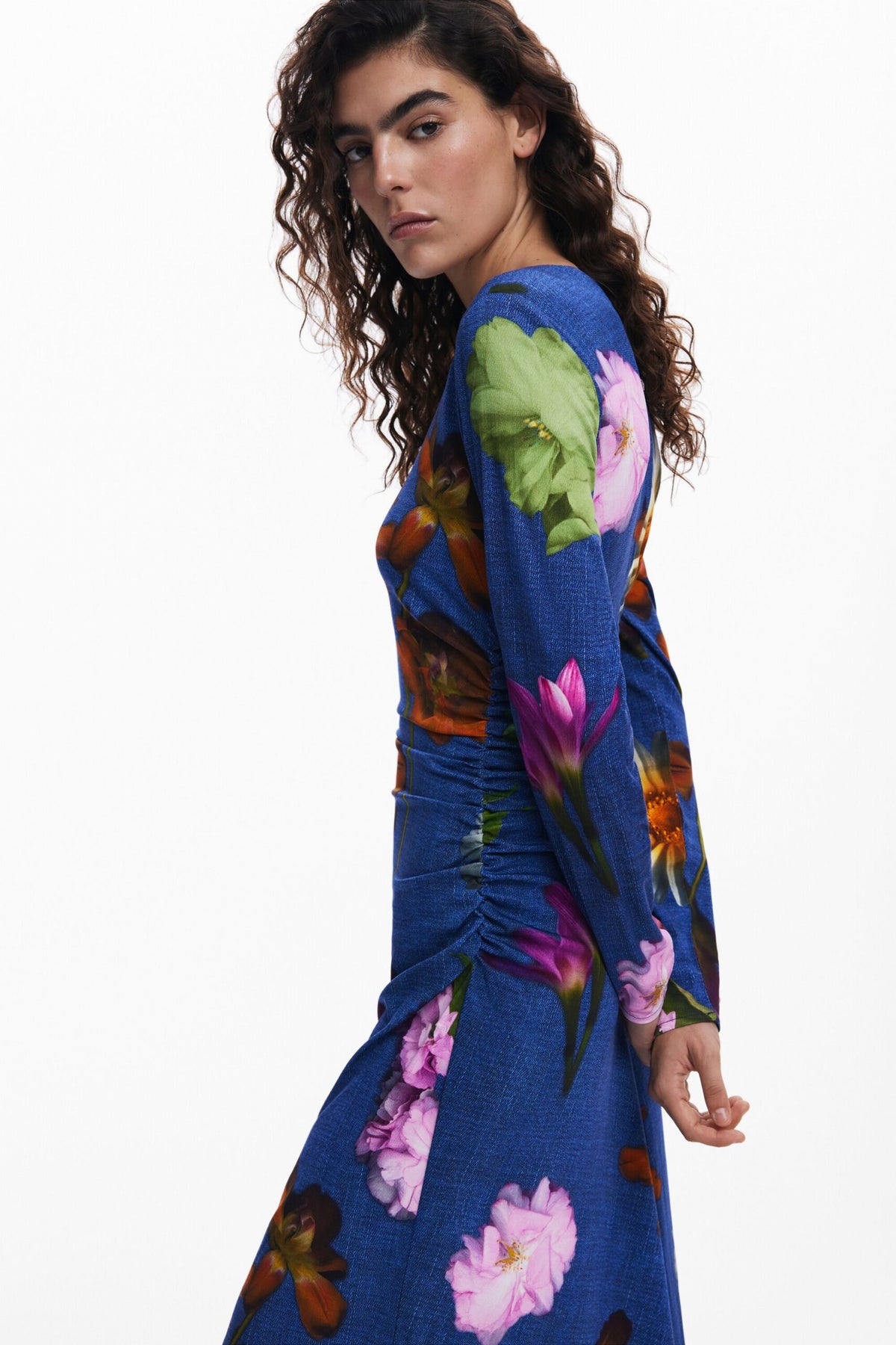 Desigual Asymmetric midi dress