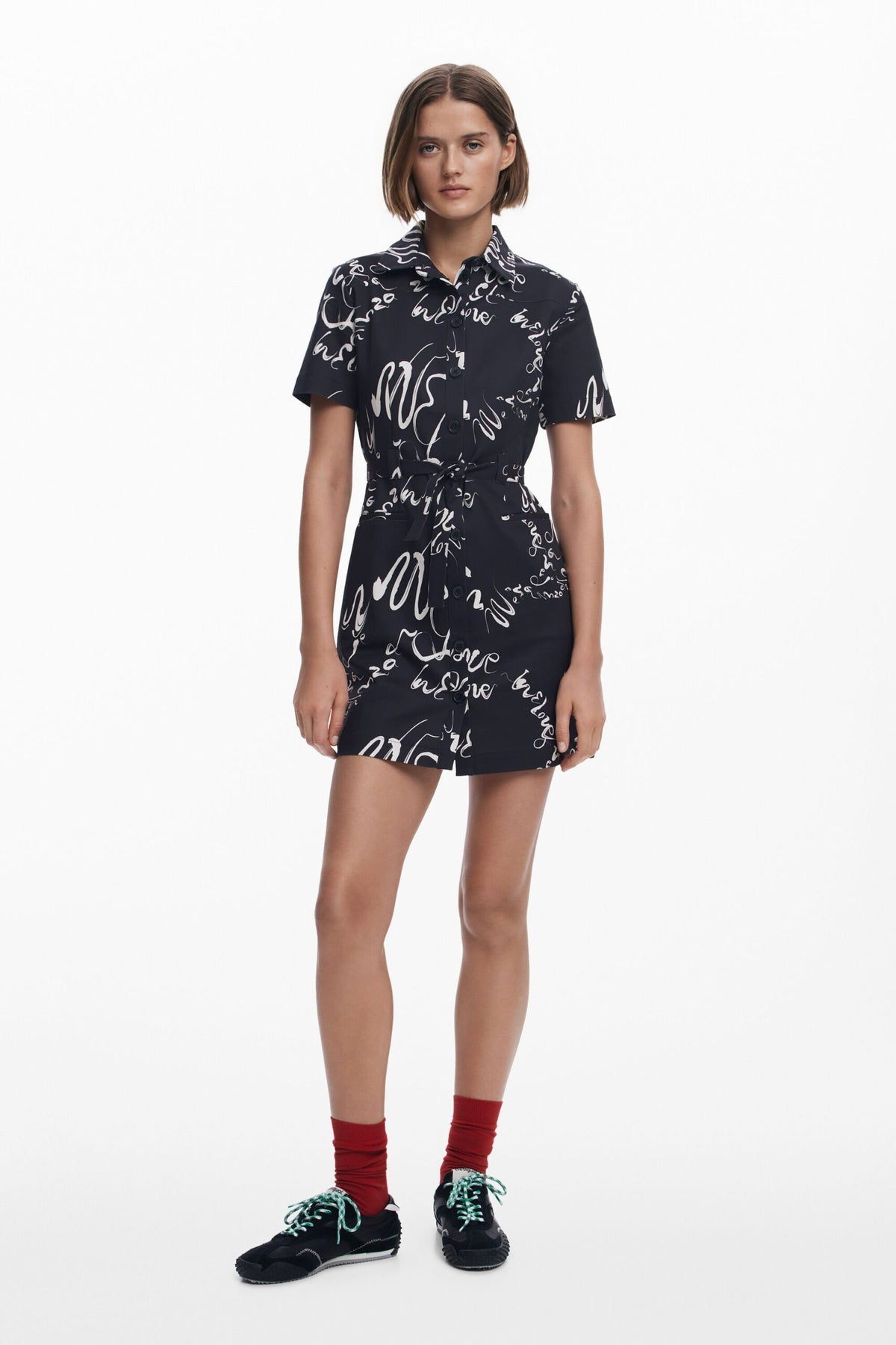 Desigual Printed short dress