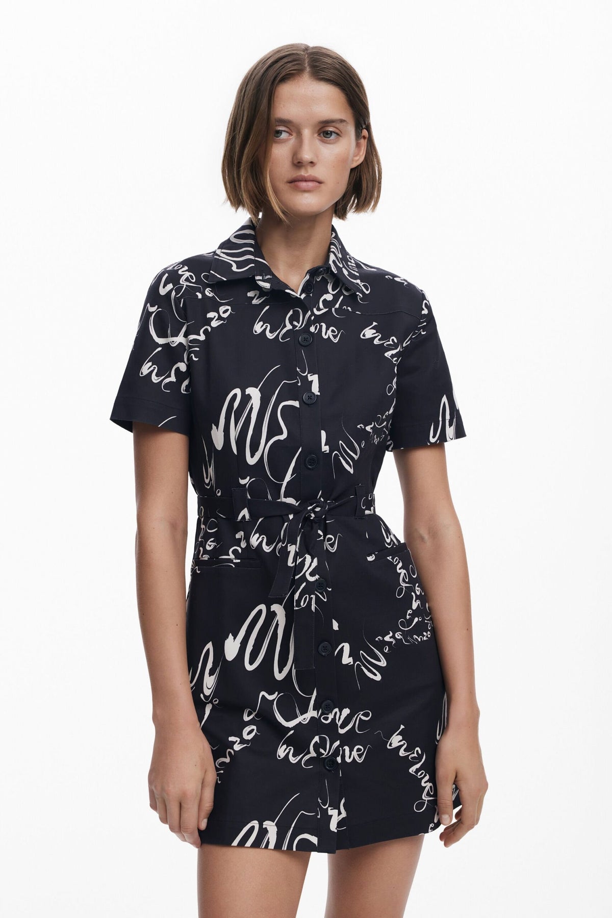 Desigual Printed short dress