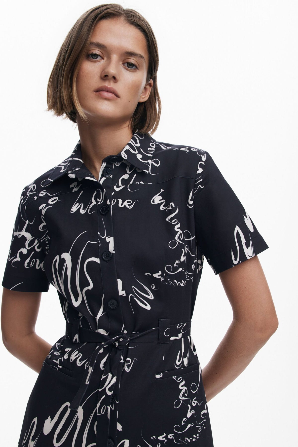 Desigual Printed short dress