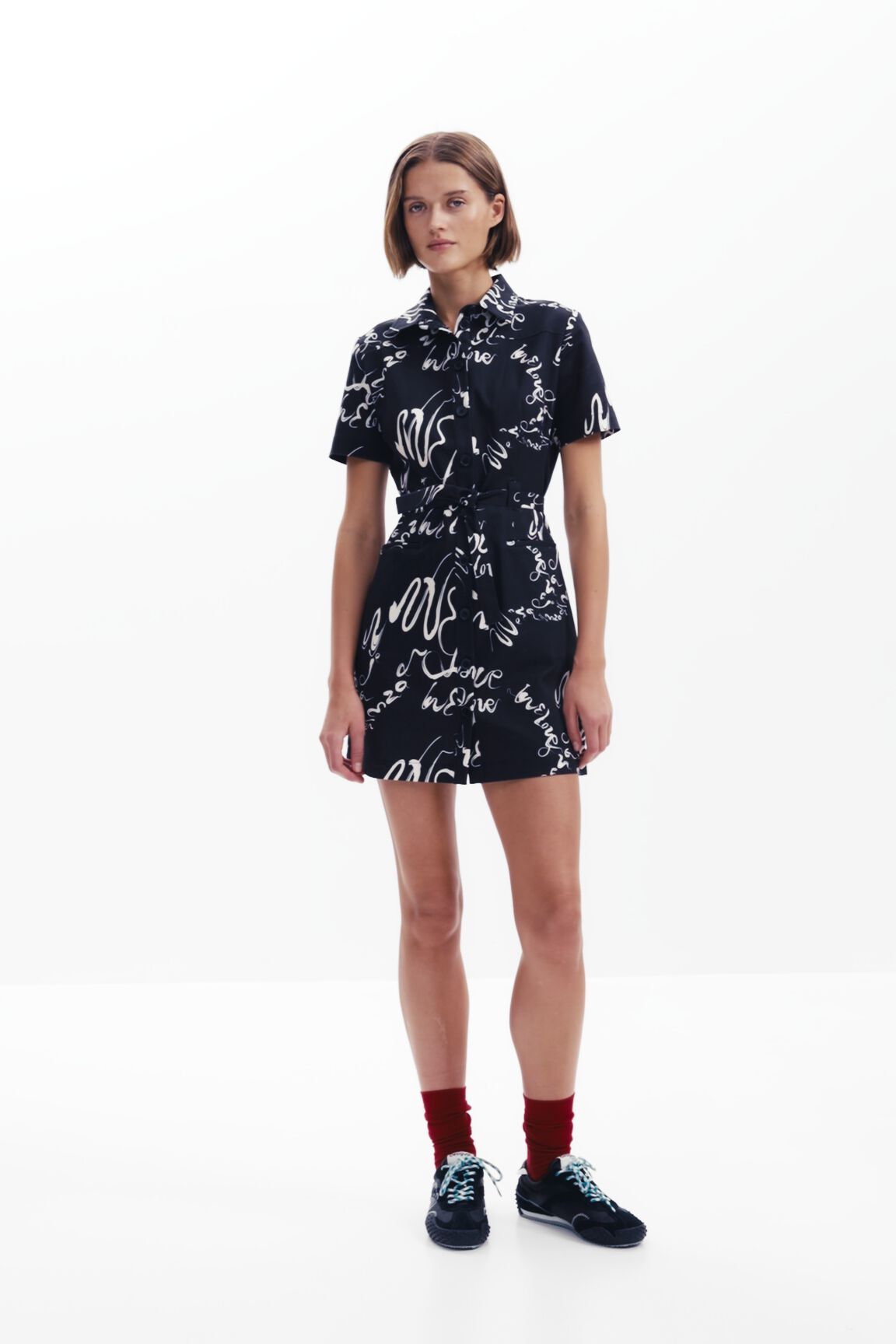 Desigual Printed short dress