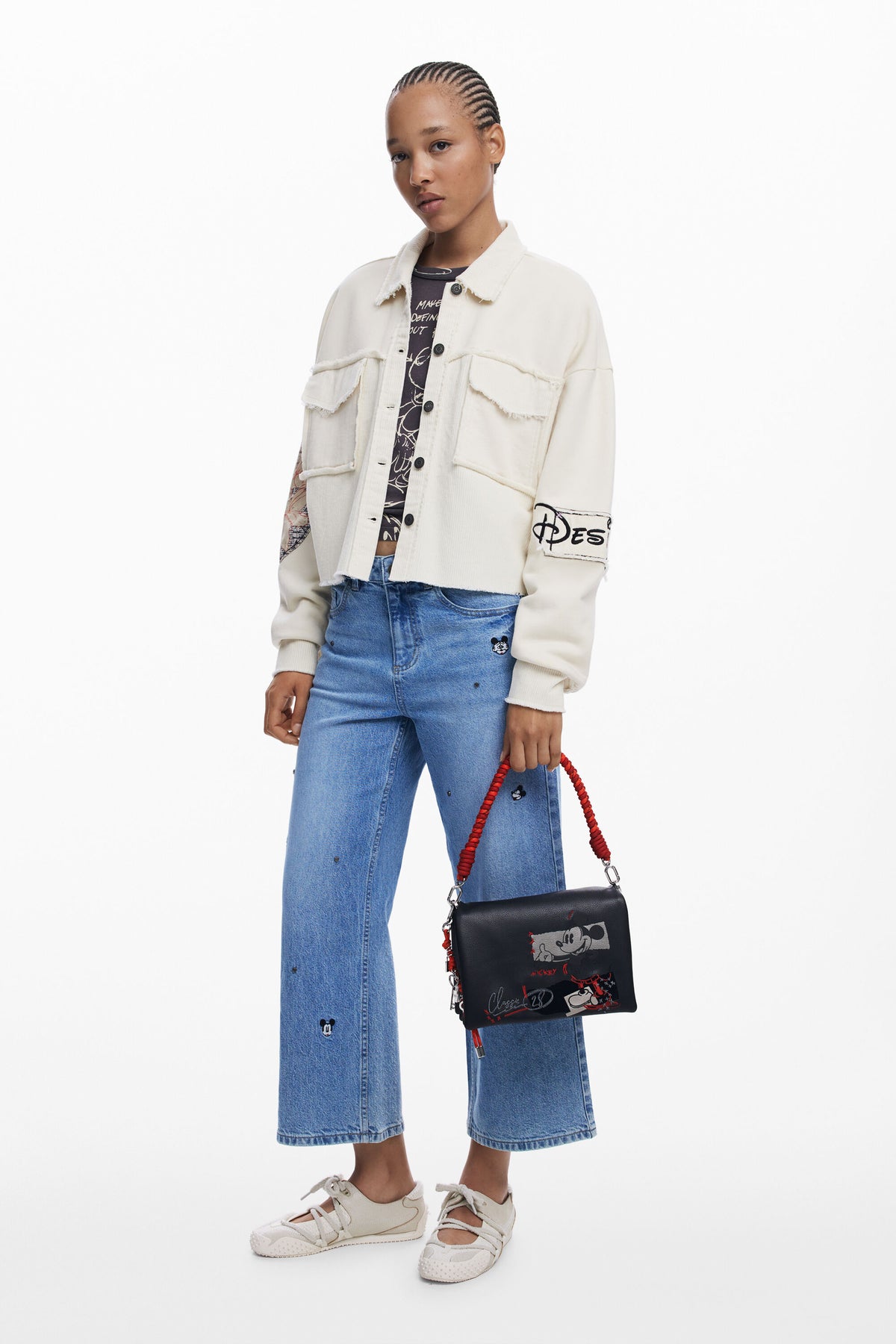 Desigual Mickey Mouse Shoulder Bag