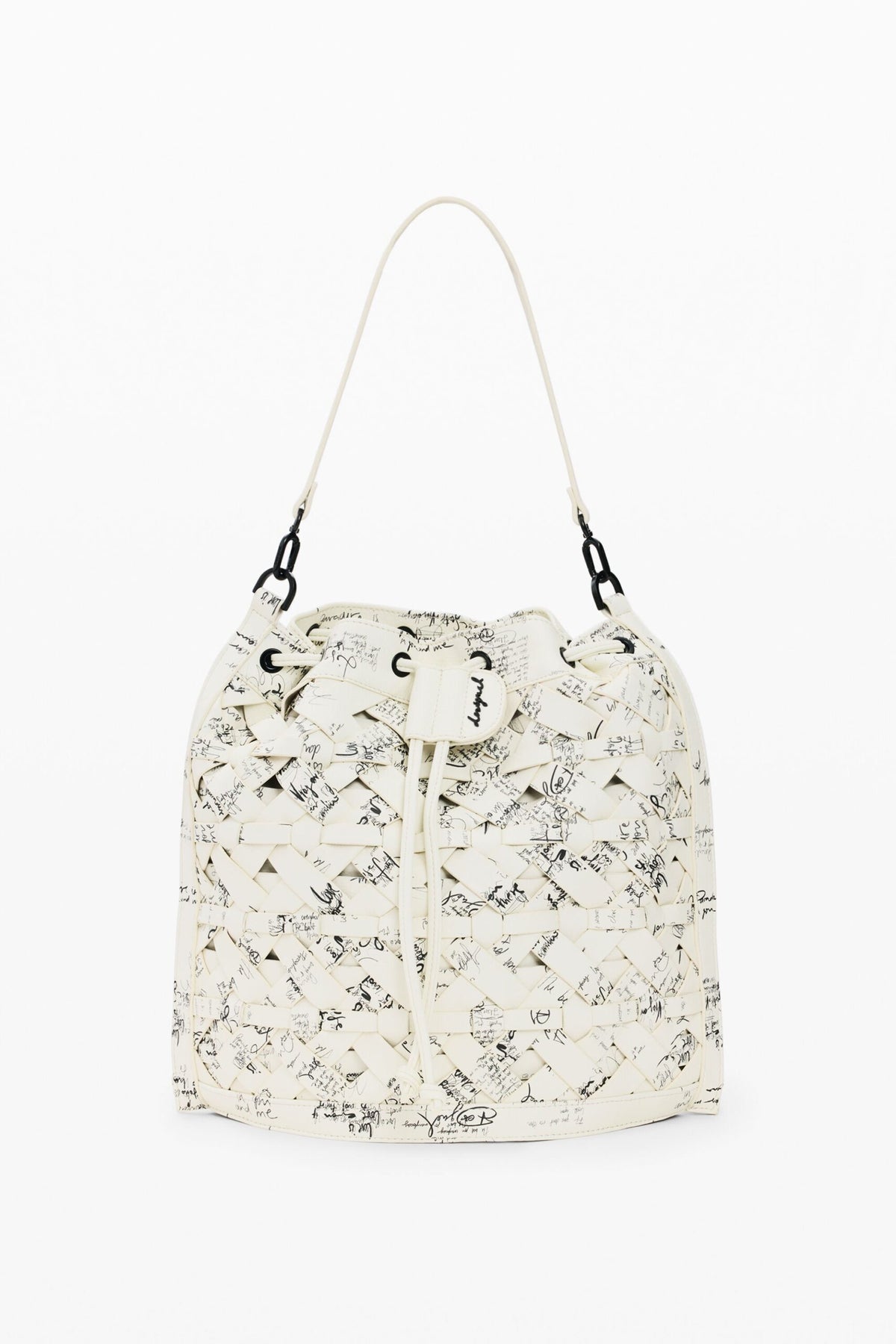 Desigual Medium backpack convertible into a handbag, with braided details,