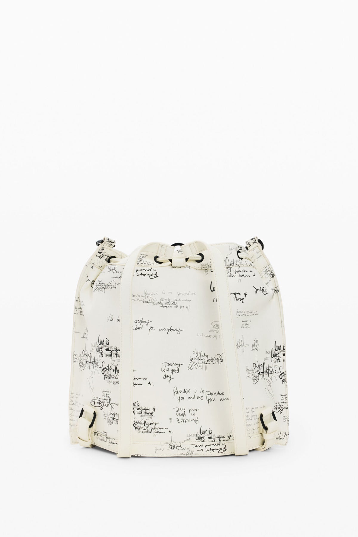 Desigual Medium backpack convertible into a handbag, with braided details,