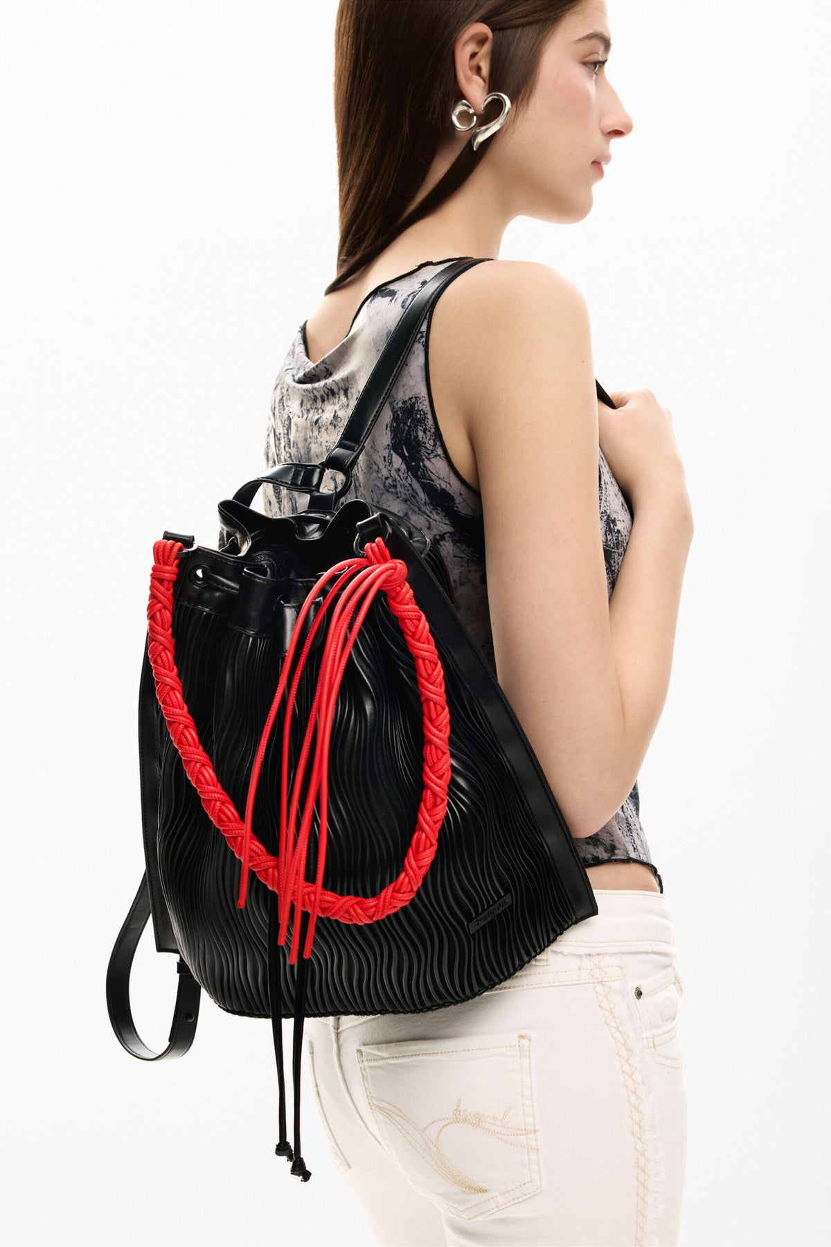 Desigual Medium backpack, convertible into a handbag