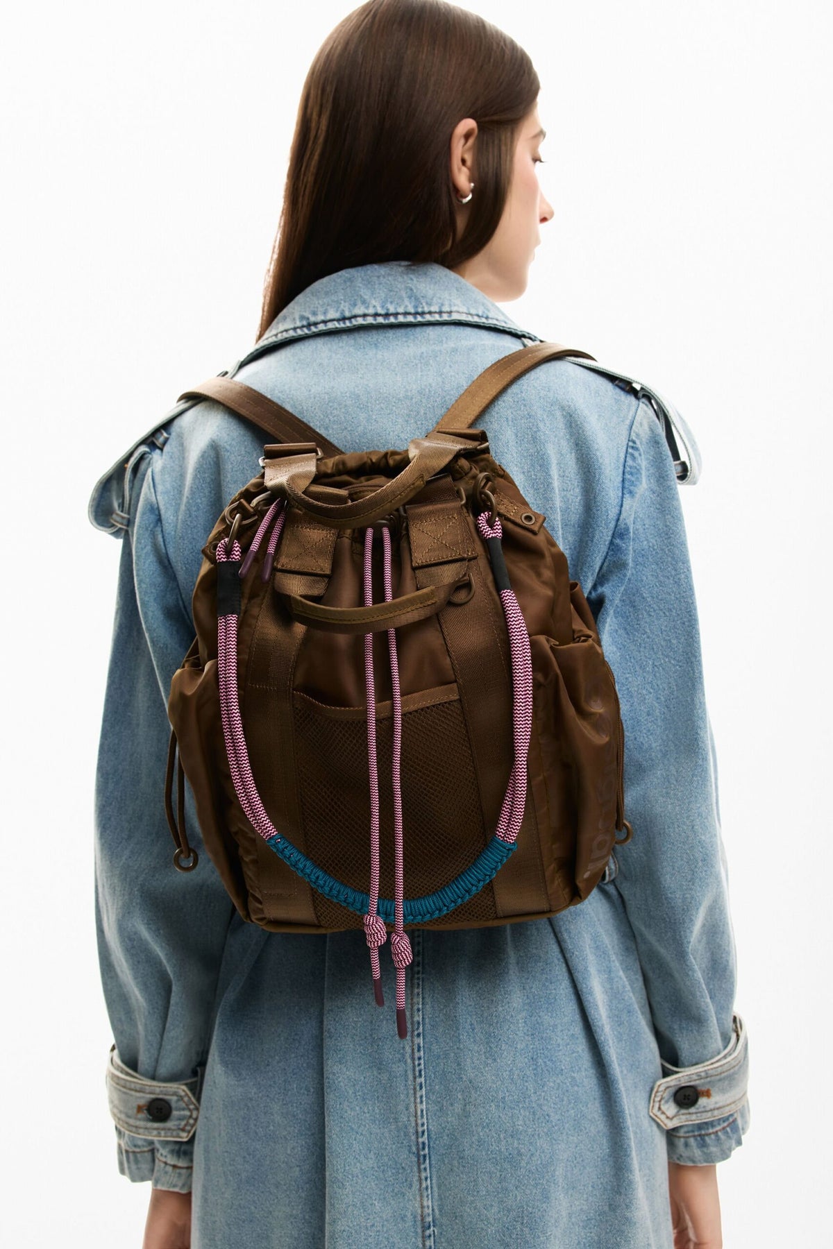 Desigual Medium backpack with handle to carry as a handbag