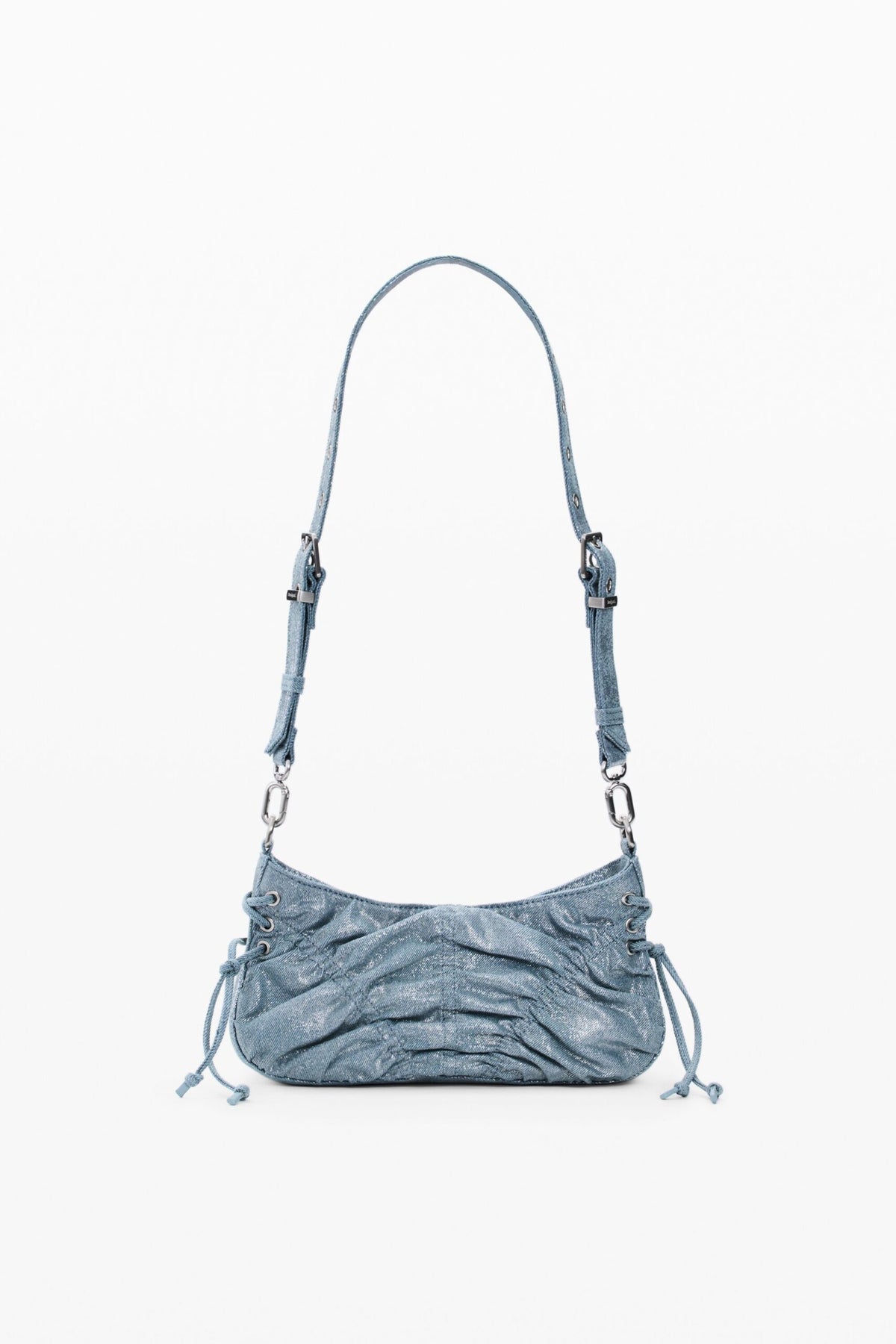 Desigual Small shoulder bag made of denim fabric