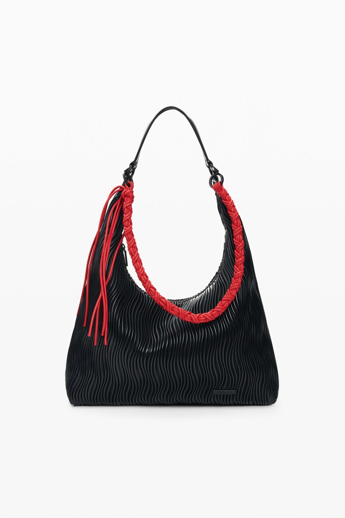 Desigual Medium faux leather bag with oval shape