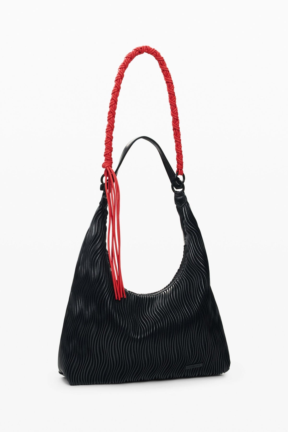 Desigual Medium faux leather bag with oval shape