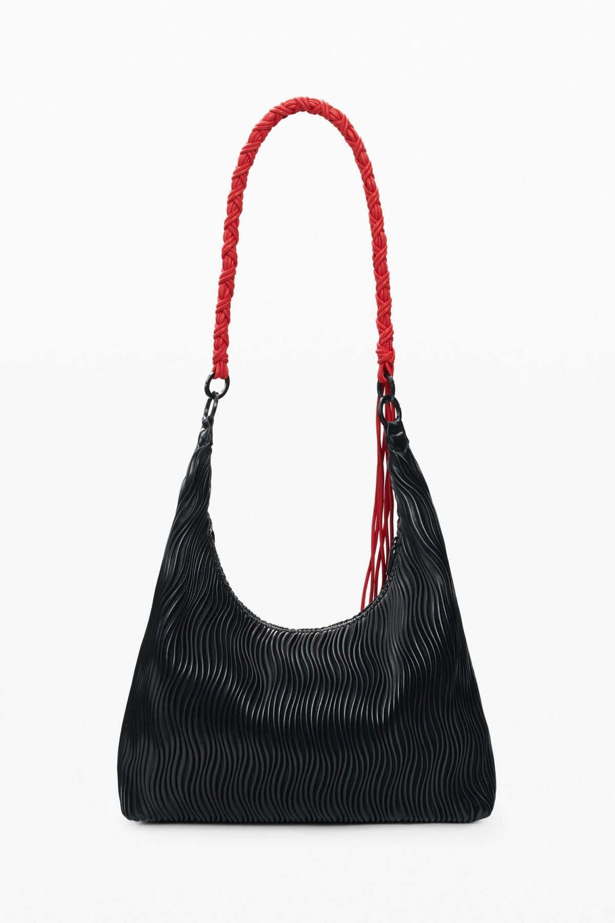 Desigual Medium faux leather bag with oval shape