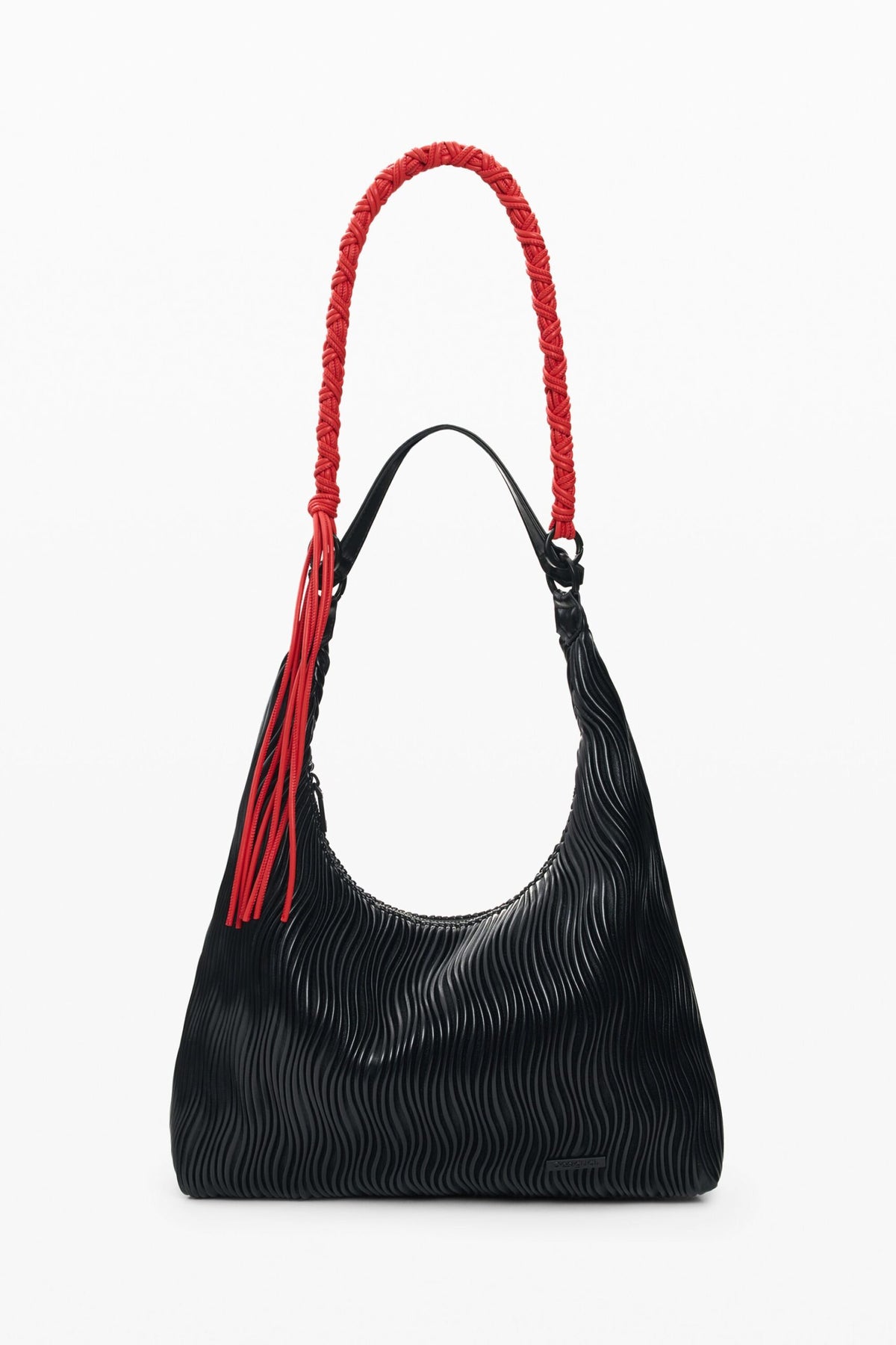 Desigual Medium faux leather bag with oval shape