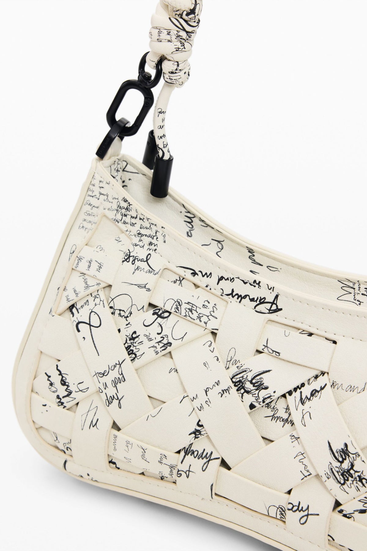 Desigual Small bag with faux leather-effect fabric