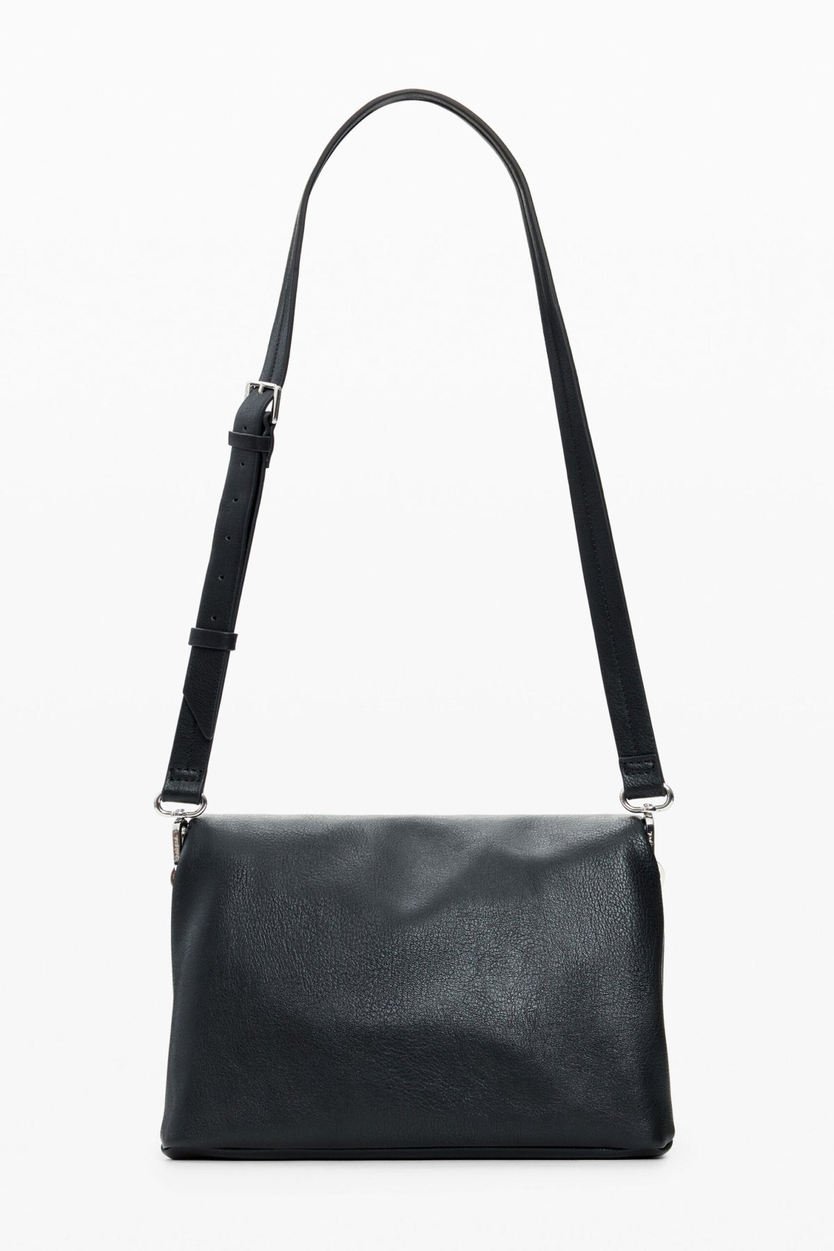 Desigual Medium faux-leather-effect bag with flap