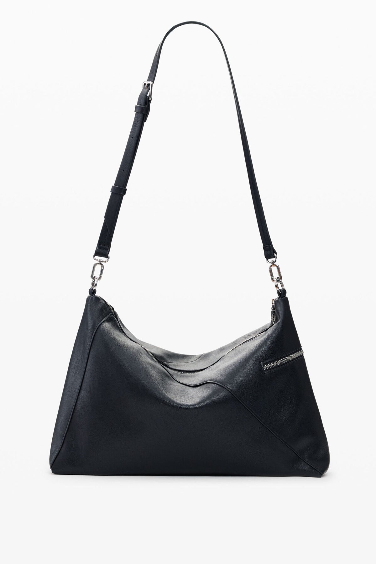 Desigual Large faux-leather-effect bag with interchangeable straps