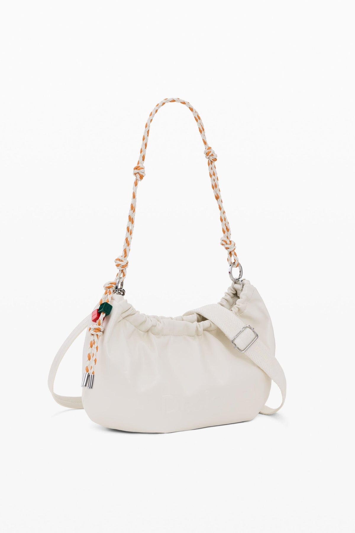 Desigual Oval shoulder bag made of faux leather-effect fabric