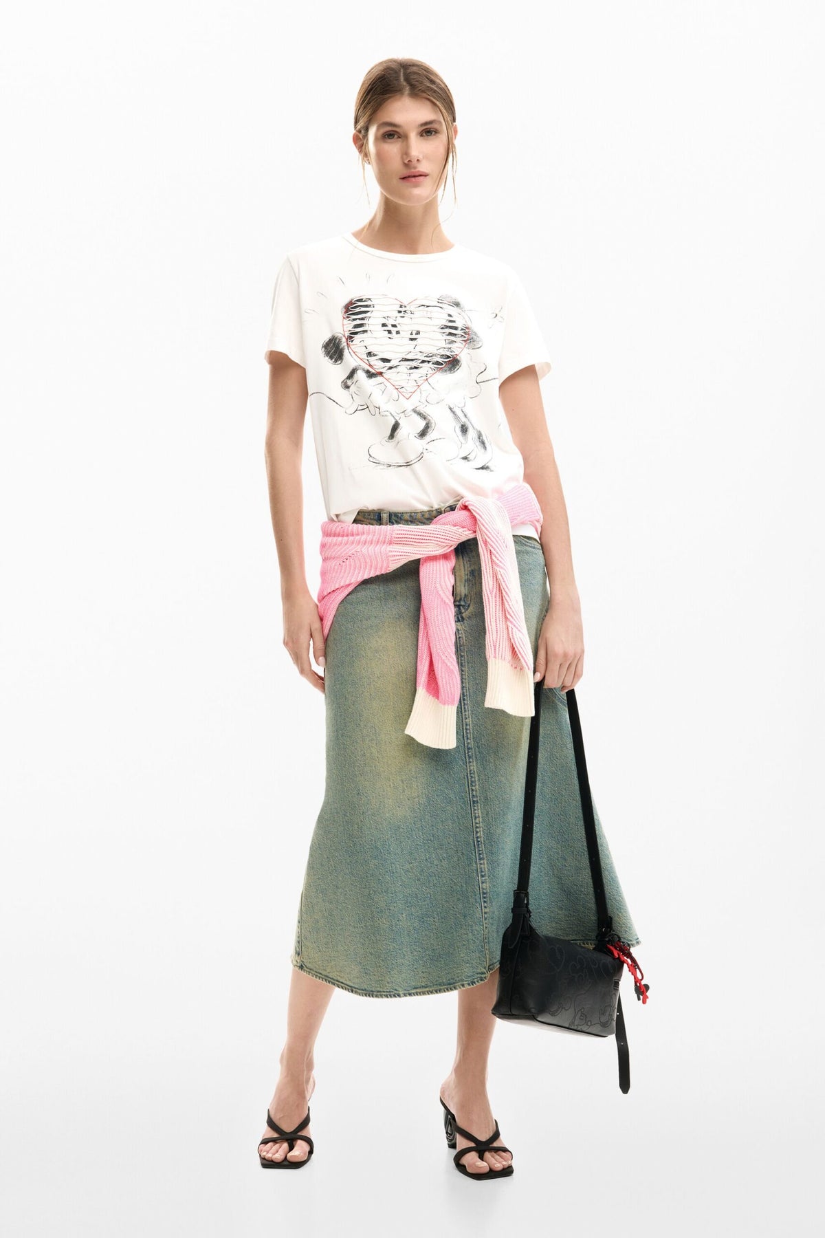 Desigual Medium bag in faux leather effect