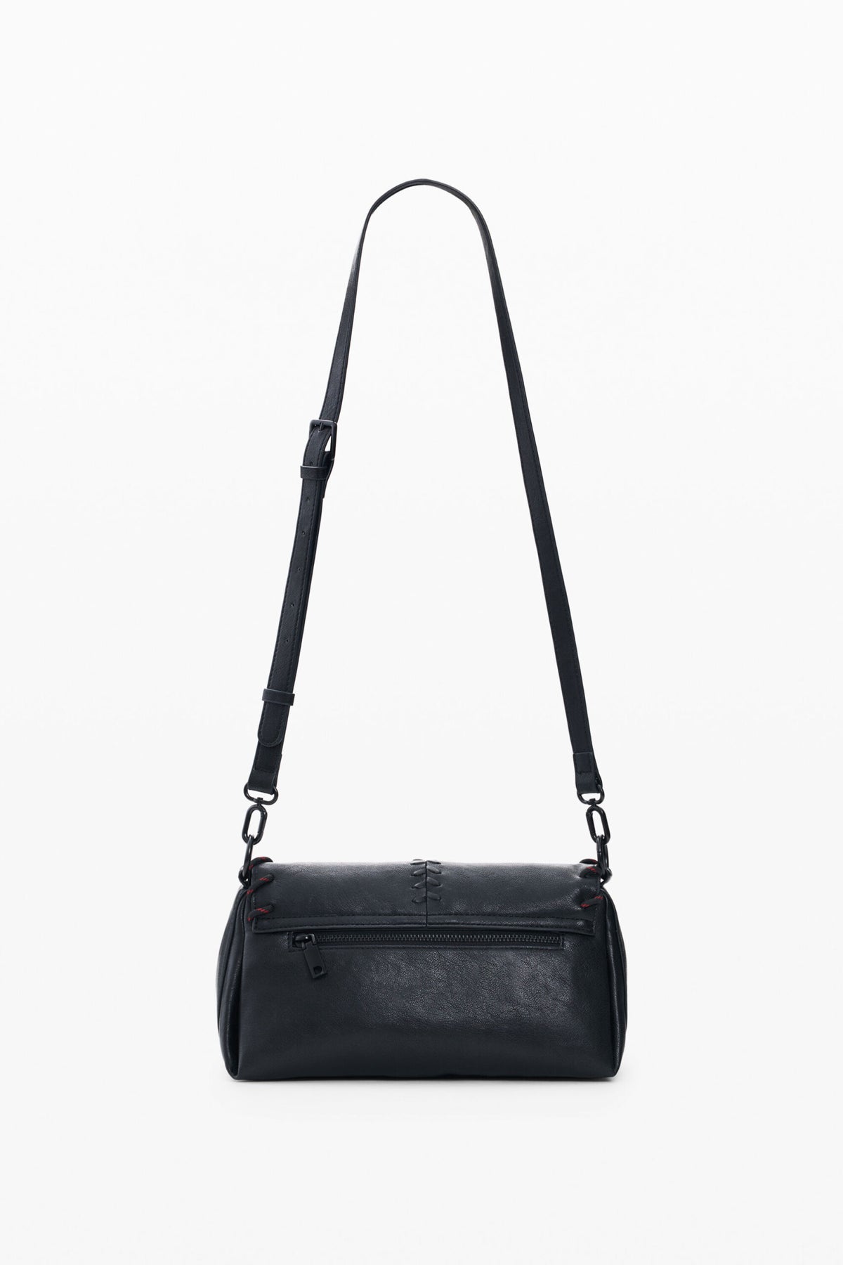 Desigual Black crossbody bag with flap closure and design