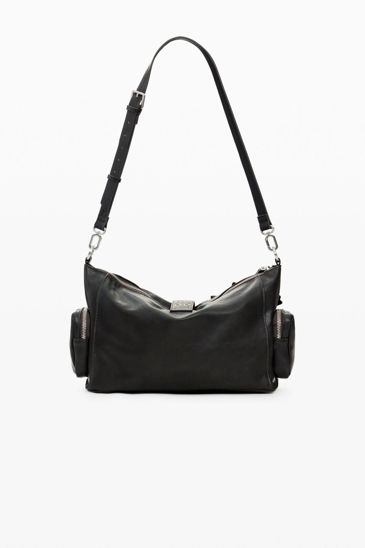 Desigual Bolso mediano con correas intercambiables apliques de flores